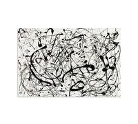 Stampa artistica su tela n. 14 di Jackson Pollock su tela, decorazione da parete, idea regalo, decorazione moderna per la casa, 30 x 45 cm