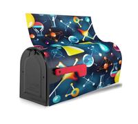 Stampa astratta della scienza chimica copertura riutilizzabile della cassetta delle lettere impermeabile decorazione magnetica protezione solare unica