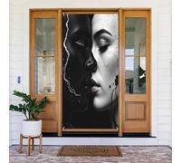 Stampa astratta n. 13 coperture decorative per porte, striscione per interni ed esterni, primavera, estate, autunno, inverno, Halloween, Natale, decorazioni per la casa