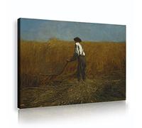 Stampa astratta su tela incorniciata Winslow Homer la stampa di immagini veterane di dipinti famosi per le decorazioni della camera dei bambini Pacchetto galleria 60x90cm Cornice interna