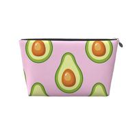 Stampa avocado rosa, Borsa da toilette Borsa per trucco Borsa per cosmetici Borsa da toilette da viaggio portatile
