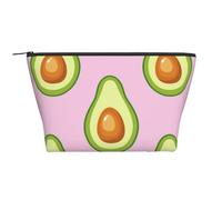 Stampa avocado rosa, Borsa da toilette Borsa per trucco Borsa per cosmetici Borsa da toilette da viaggio portatile