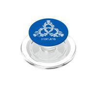 Stampa bianca con nodo Trinity con cardo scozzese PopSockets PopGrip per MagSafe