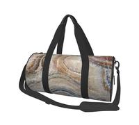 Stampa blu pallido di pietra onice, Borsone da viaggio di grande capacità Borsa rotonda Borsa da viaggio sportiva Borsa da viaggio Borsa da fitness