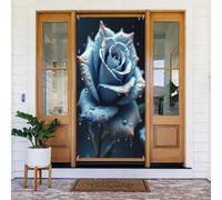 Stampa blu rosa n. 331 coperture decorative per porta, decorazioni per interni ed esterni, primavera, estate, autunno, inverno, Halloween, Natale, decorazioni per la casa