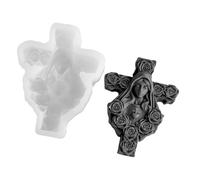 Stampa Candele Halloween Tema Religioso Silicone Epossidico Resina Stampi Casting In Silicone Stampo Halloween Scempato Candele Scandate Casting