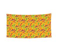 Stampa cappello di cactus e peperoncino per interni ed esterni festivi festivi festivi celebrazioni evento di Halloween sfondo decorazione