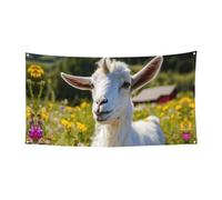 Stampa capra per interni ed esterni festivi festivi festeggiamenti Halloween evento sfondo decorazione