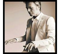 Stampa con cornice David Bowie nero 40x40 cm Nero