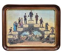 Stampa con Cornice LA Scala della Vita dell'uomo cm 40x50