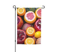 Stampa con immagine di frutta, 30,5 x 45,7 cm, bandiera da giardino per tutte le stagioni, decorazione esterna per cortile, patio, portico e bandiera del prato