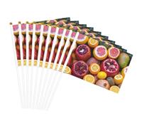 Stampa con immagine di frutta, bandiera leggera per feste, eventi, decorazione, parata, attività sportiva, facile da montare
