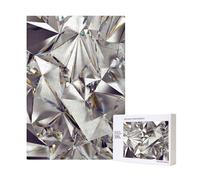Stampa con motivo a cristalli di diamante glitterato,Puzzle in legno da 300 pezzi per adulti e adolescenti