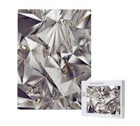 Stampa con motivo a cristalli di diamante glitterato,Puzzle in legno da 500 pezzi per adulti e adolescenti