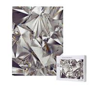 Stampa con motivo a cristalli di diamante glitterato,Puzzle in legno da 500 pezzi per adulti e adolescenti