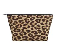 Stampa con motivo leopardato, Borsa da toilette Borsa per trucco Borsa per cosmetici Borsa da toilette da viaggio portatile