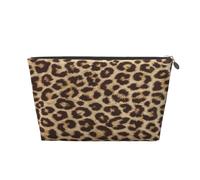 Stampa con motivo leopardato, Borsa da toilette Borsa per trucco Borsa per cosmetici Borsa da toilette da viaggio portatile