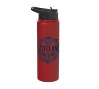 Stampa con nodo celtico scozzese e cardo Stainless Steel Insulated Water Bottle