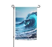 Stampa con onde oceaniche e marine, per ogni occasione, giardino, per tutte le stagioni, per esterni, decorazione per cortili