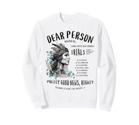 Stampa con Scritta Cara Persona Dietro di Me, con Scritta in Lingua Inglese Religious Christian Jesus Felpa