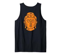 Stampa con Testa di Buddha di Saggezza Buddista Canotta