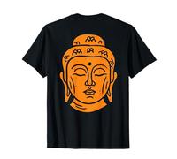 Stampa con Testa di Buddha di Saggezza Buddista Maglietta