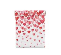 Stampa Cuori rossi che cadono, Spremere il portafoglio superiore da donna Borsa portaoggetti Piccola portamonete Portamonete