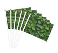 Stampa da parete con foglie verdi facilitazione bandiera palmare leggera parata decorazione per la casa eventi Uso versatile