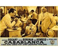 Stampa Da Parete Per La Casa - Poster Di Film Vintage - CASABLANCA - A4, A3