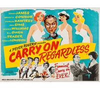 Stampa Da Parete Vintage Film Poster - CARRY ON REGARDLESS - A4, A3, A2, A1
