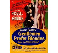 Stampa Da Parete Vintage Film Poster GENTLEMEN PREFER BLONDES A4, A3, A2, A1