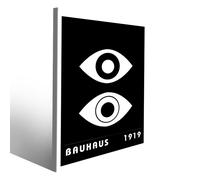 Stampa d'arte contemporanea ispirata al movimento Bauhaus