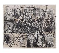 Stampa decorativa su tela arrotolata - Anselm Kiefer - Ways of Worldly Wisdom Arminius's Battle - 127 x 101 cm | Riproduzione di colori vivaci | Arte decorativa durevole e duratura