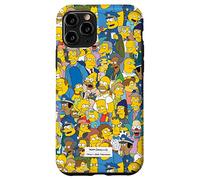Stampa dei personaggi di The Simpsons Springfield Custodia per iPhone 11 Pro