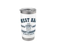 Stampa della Marina di West Ham, quartiere di Newham, East London, Inghilterra Bicchiere termico in acciaio inox doppia parete