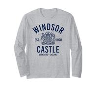 Stampa della Marina di Windsor Castle EST. 1070 Berkshire England Maglia a Manica
