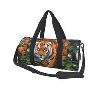 Stampa della tigre, Borsone da viaggio di grande capacità Borsa rotonda Borsa da viaggio sportiva Borsa da viaggio Borsa da fitness