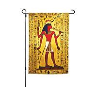 Stampa della tribù dell'antico Egitto, 30,5 x 45,7 cm, bandiera da giardino per tutte le stagioni, decorazione esterna per cortile, patio, portico e bandiera del prato