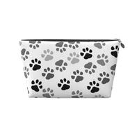 Stampa della zampa del cane, Borsa da toilette Borsa per trucco Borsa per cosmetici Borsa da toilette da viaggio portatile