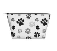 Stampa della zampa del cane, Borsa da toilette Borsa per trucco Borsa per cosmetici Borsa da toilette da viaggio portatile