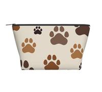 Stampa della zampa del cane, Borsa da toilette Borsa per trucco Borsa per cosmetici Borsa da toilette da viaggio portatile