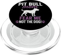 Stampa della zampa di Pit Bull Mom Fear Me Not The Dog PopSockets PopGrip per MagSafe