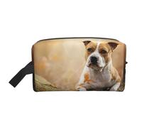 Stampa dell'American Staffordshire Terrier, Borsa per il trucco Borsa per cosmetici Borsa da viaggio portatile da viaggio Borsa per trucco Organizer