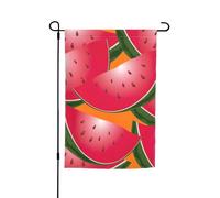 Stampa di anguria matura, 30,5 x 45,7 cm, bandiera da giardino per tutte le stagioni, decorazione esterna per cortile, patio, portico e bandiera del prato