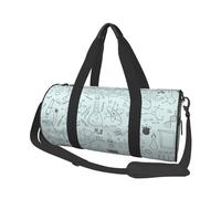 Stampa di chimica stampata, Borsone da viaggio di grande capacità Borsa rotonda Borsa da viaggio sportiva Borsa da viaggio Borsa da fitness