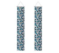 Stampa di esagoni blu e diamanti convenienti per la cura dello stoccaggio Banner Design dello sfondo specificamente forniture per celebrazioni