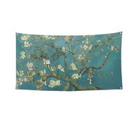 Stampa di fiori di mandorlo per interni ed esterni, festivo festivo festivo celebrazioni Halloween evento sfondo decorazione