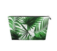 Stampa di foglie di palma, Borsa da toilette Borsa per trucco Borsa per cosmetici Borsa da toilette da viaggio portatile