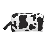 Stampa di macchie di mucca, Borsa per il trucco Borsa per cosmetici Borsa da viaggio portatile da viaggio Borsa per trucco Organizer