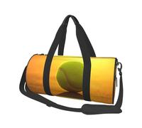 Stampa di pallina da tennis, Borsone da viaggio di grande capacità Borsa rotonda Borsa da viaggio sportiva Borsa da viaggio Borsa da fitness